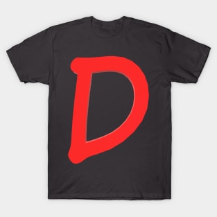 Letter D T-Shirt